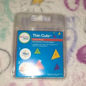 Ellison sizzix thin cuts Brad washers #2
